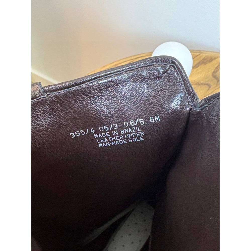 Franco Sarto Cowboy Boots Womens 8.5 Brown Leather Pointed Toe Western Chic - Picture 10 of 10